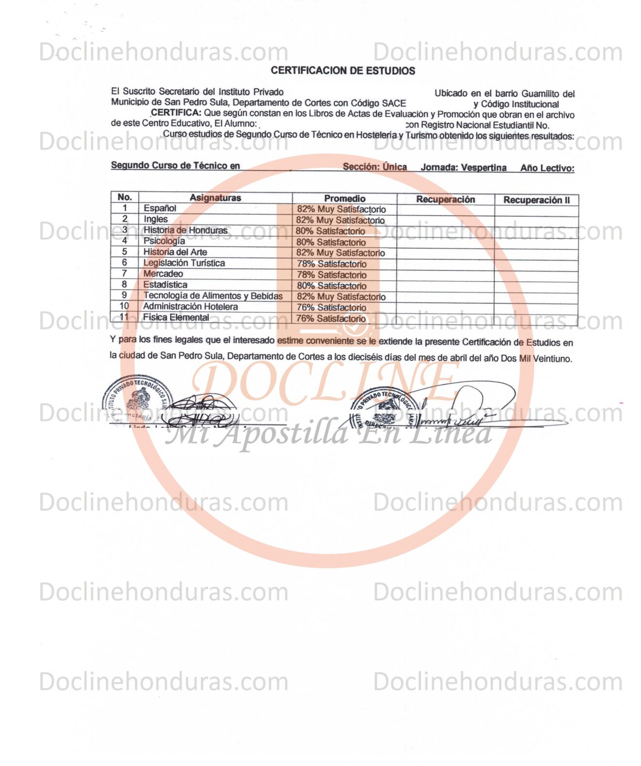 Certificacion Acta De Matrimonio 9983