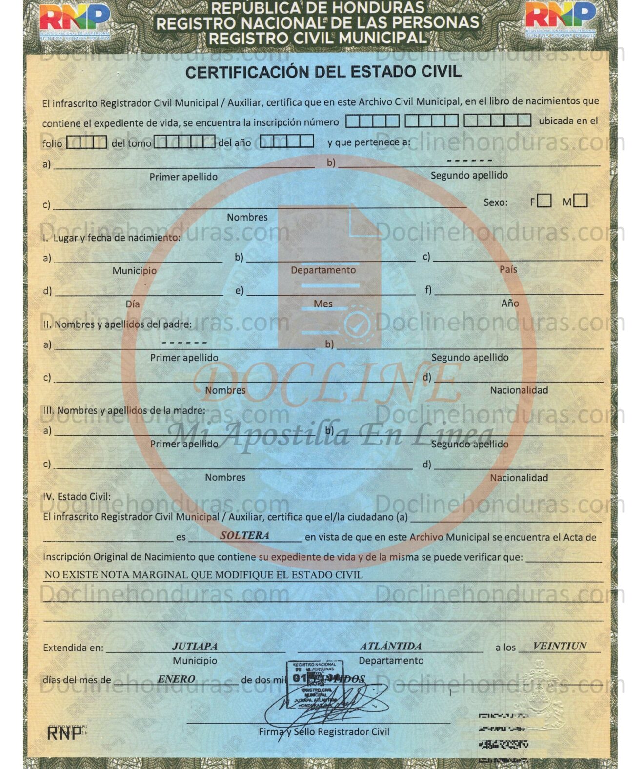 Certificado de estado civil colombia image to u